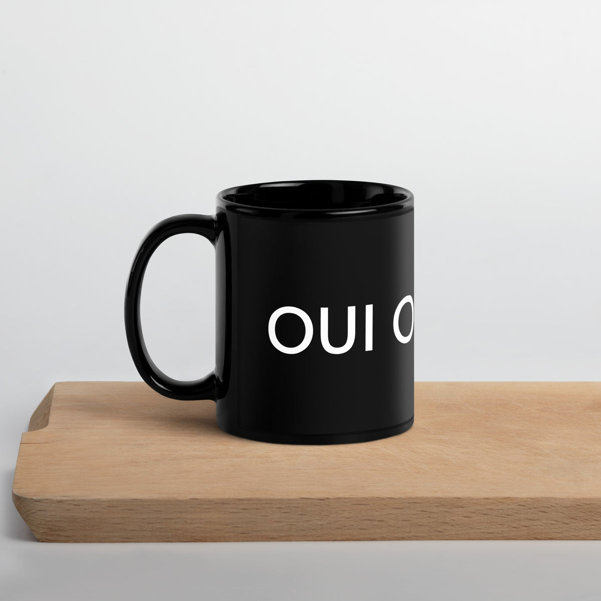 Black Glossy Mug