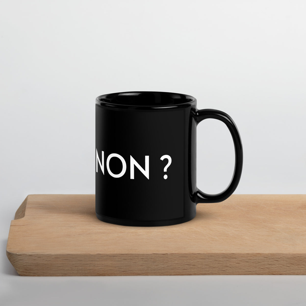 Black Glossy Mug